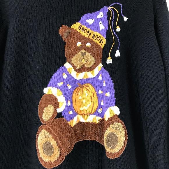 Vintage Sweaters Vintage Quacker Factory Halloween Brown Bear